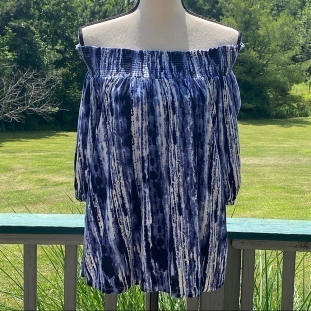 MAX JEANS off the shoulder blouse.